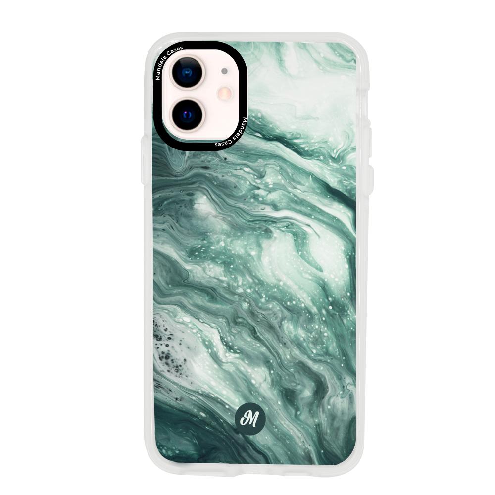 Cases para iphone 12 Mini liquid marble - Mandala Cases