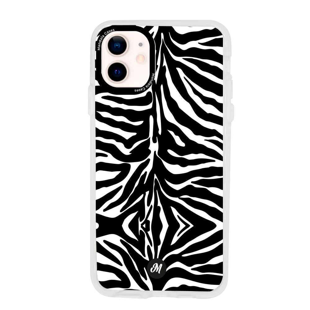 Cases para iphone 12 Mini Minimal zebra - Mandala Cases