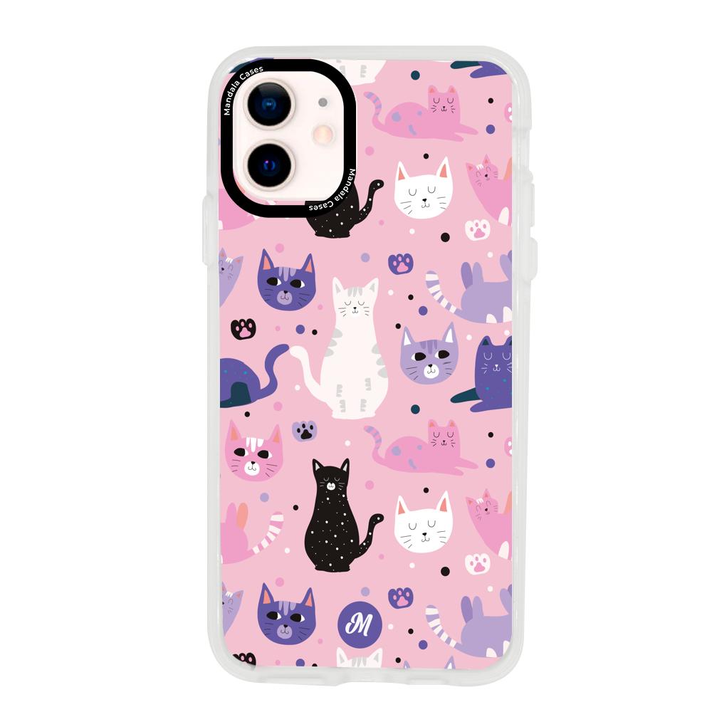 Cases para iphone 12 Mini Cat case Remake - Mandala Cases