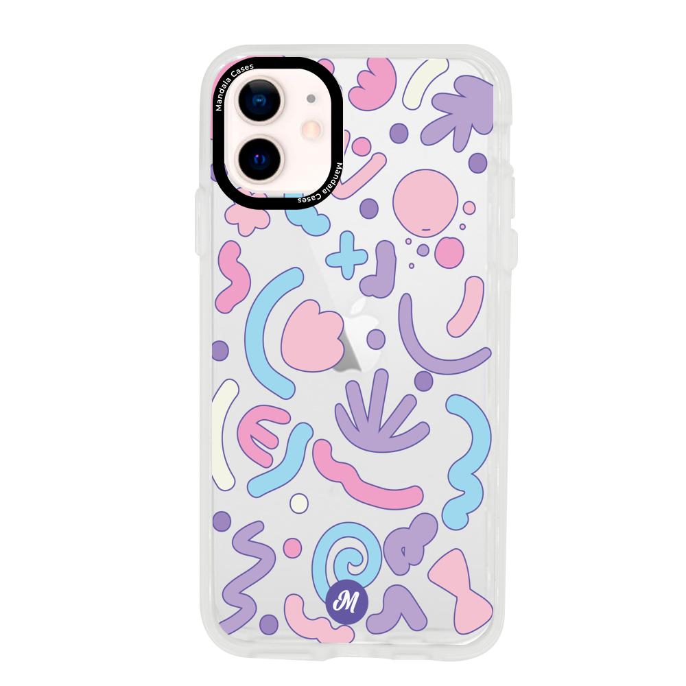 Cases para iphone 12 Mini Colorful Spots Remake - Mandala Cases