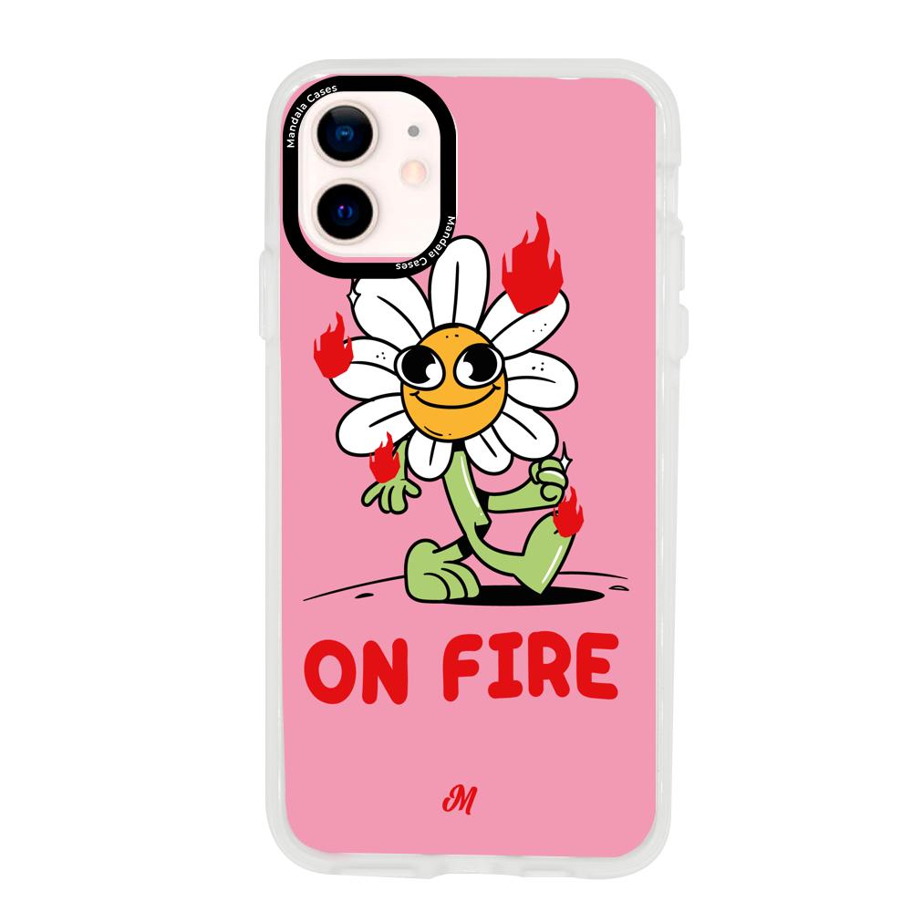 Cases para iphone 12 Mini ON FIRE - Mandala Cases