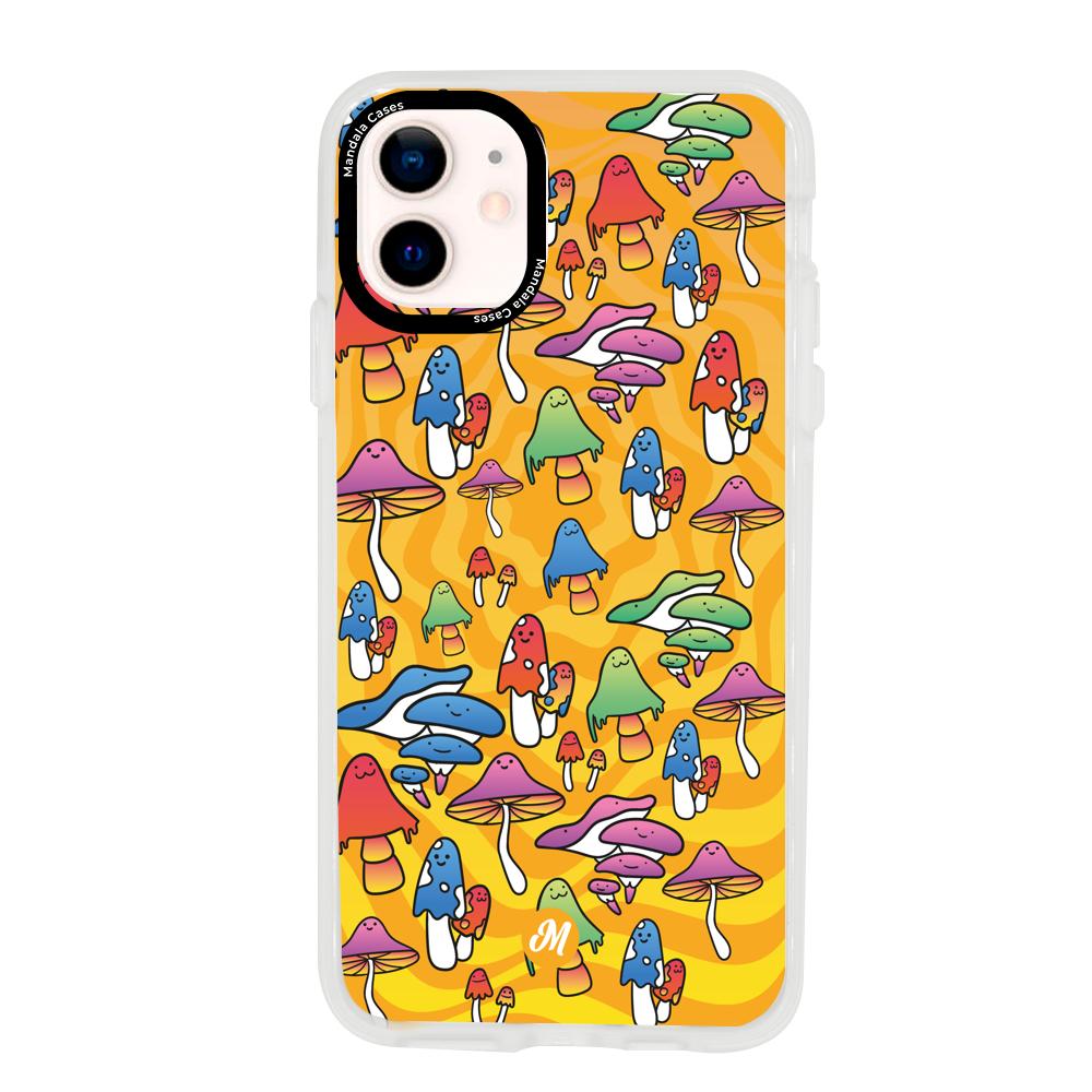 Cases para iphone 12 Mini Color mushroom - Mandala Cases