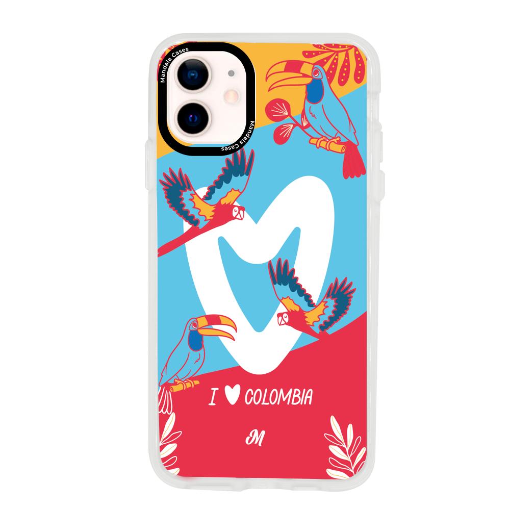 Cases para iphone 12 Mini I LOVE COLOMBIA - Mandala Cases