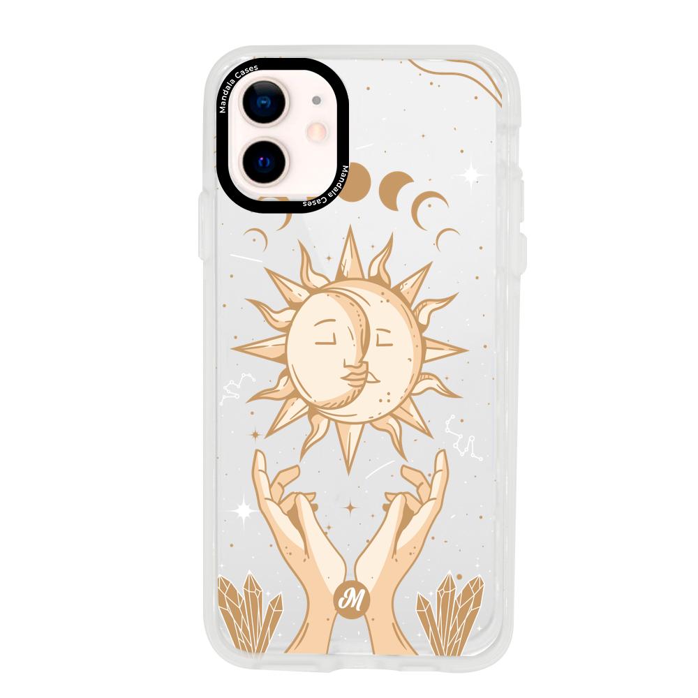 Cases para iphone 12 Mini Energía de Sol y luna - Mandala Cases