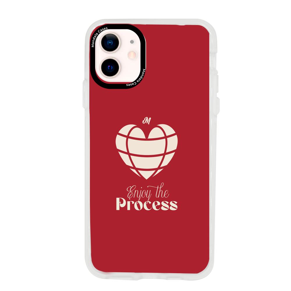 Cases para iphone 12 Mini ENJOY THE PROCESS - Mandala Cases