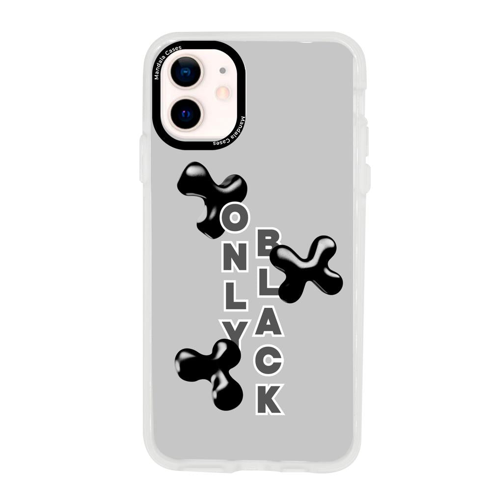 Cases para iphone 12 Mini ONLY BLACK - Mandala Cases
