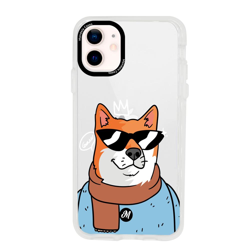 Cases para iphone 12 Mini Perrito fachero - Mandala Cases