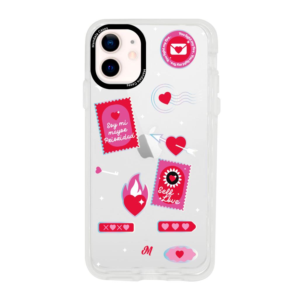 Cases para iphone 12 Mini Amor Interior - Mandala Cases