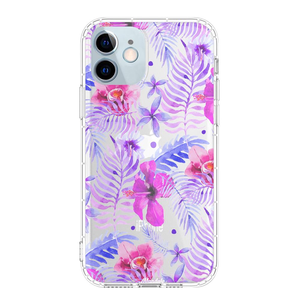 Case para iphone 12 Mini de Flores Hawaianas - Mandala Cases