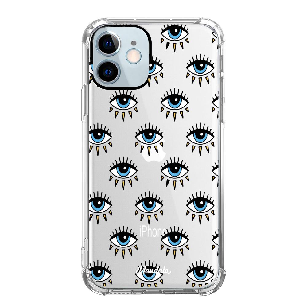 Estuches para iphone 12 Mini - Light Blue Eyes Case  - Mandala Cases