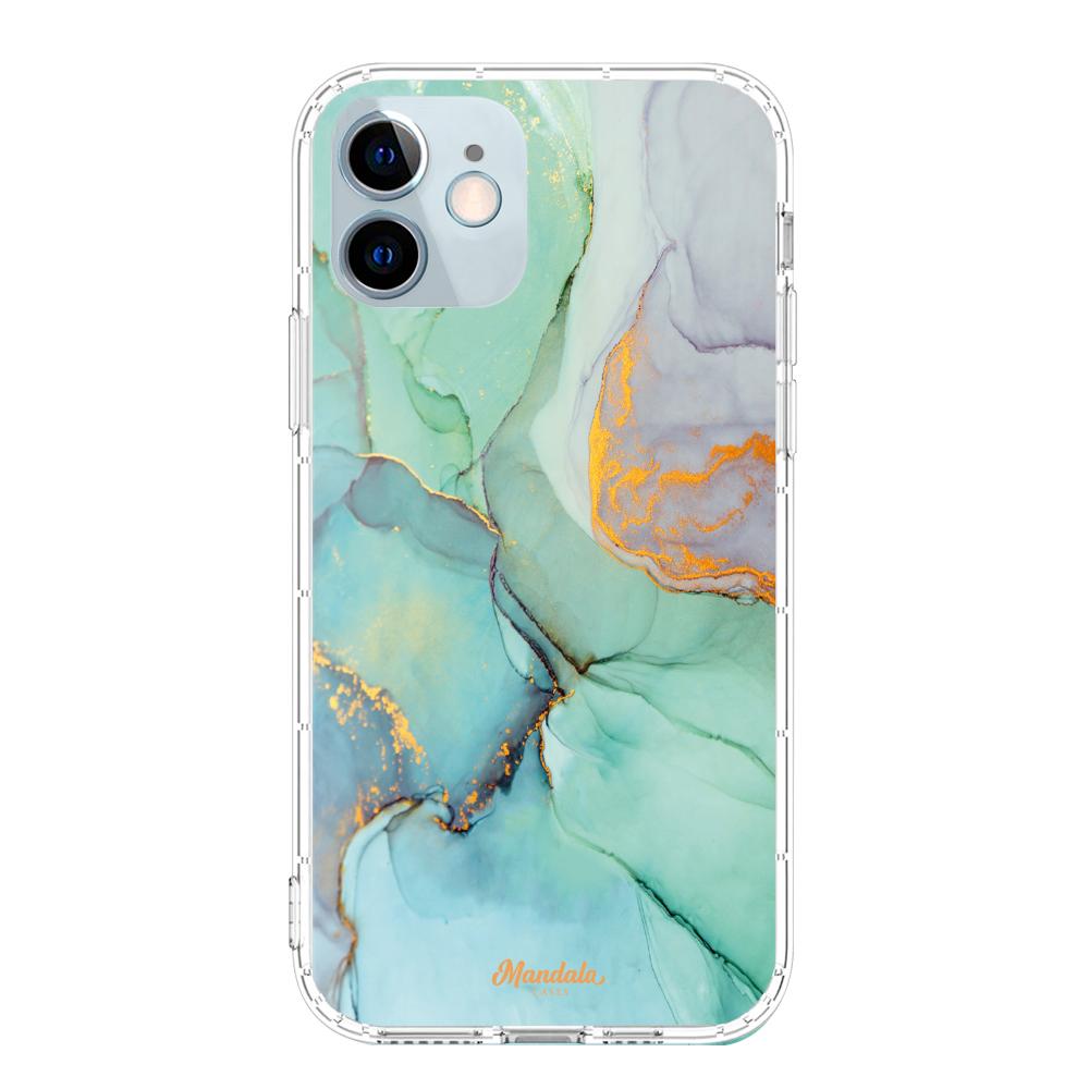 Estuches para iphone 12 Mini - Marble case  - Mandala Cases
