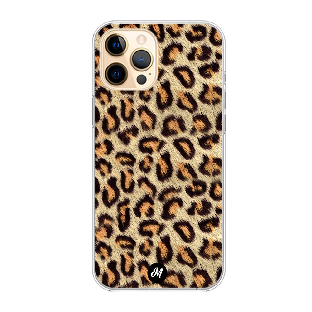 Funda Leopardo Peludo iPhone