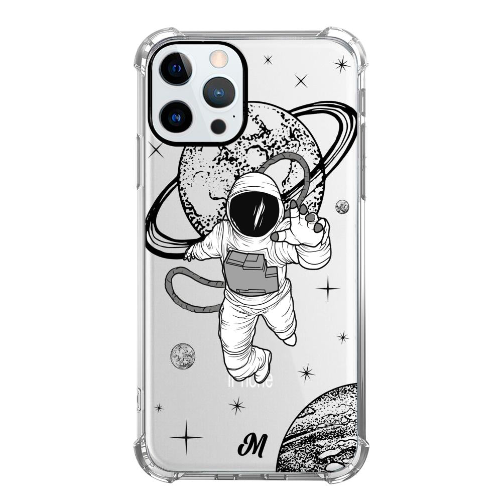 Case para iphone 12 pro max Funda Saturno Astronauta - Mandala Cases