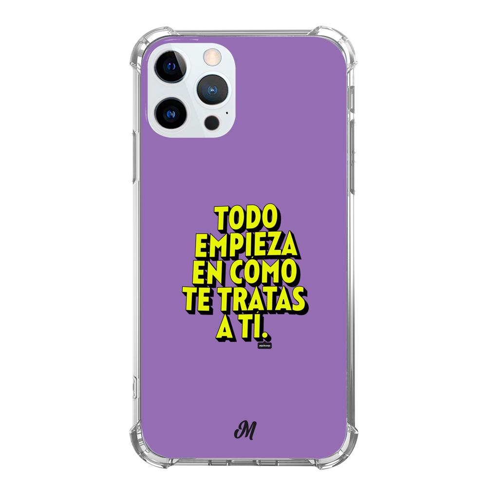 Estuches para iphone 12 pro max - Empieza por ti Purple Case  - Mandala Cases