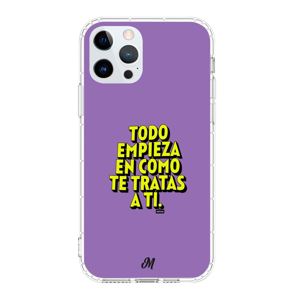 Estuches para iphone 12 pro max - Empieza por ti Purple Case  - Mandala Cases