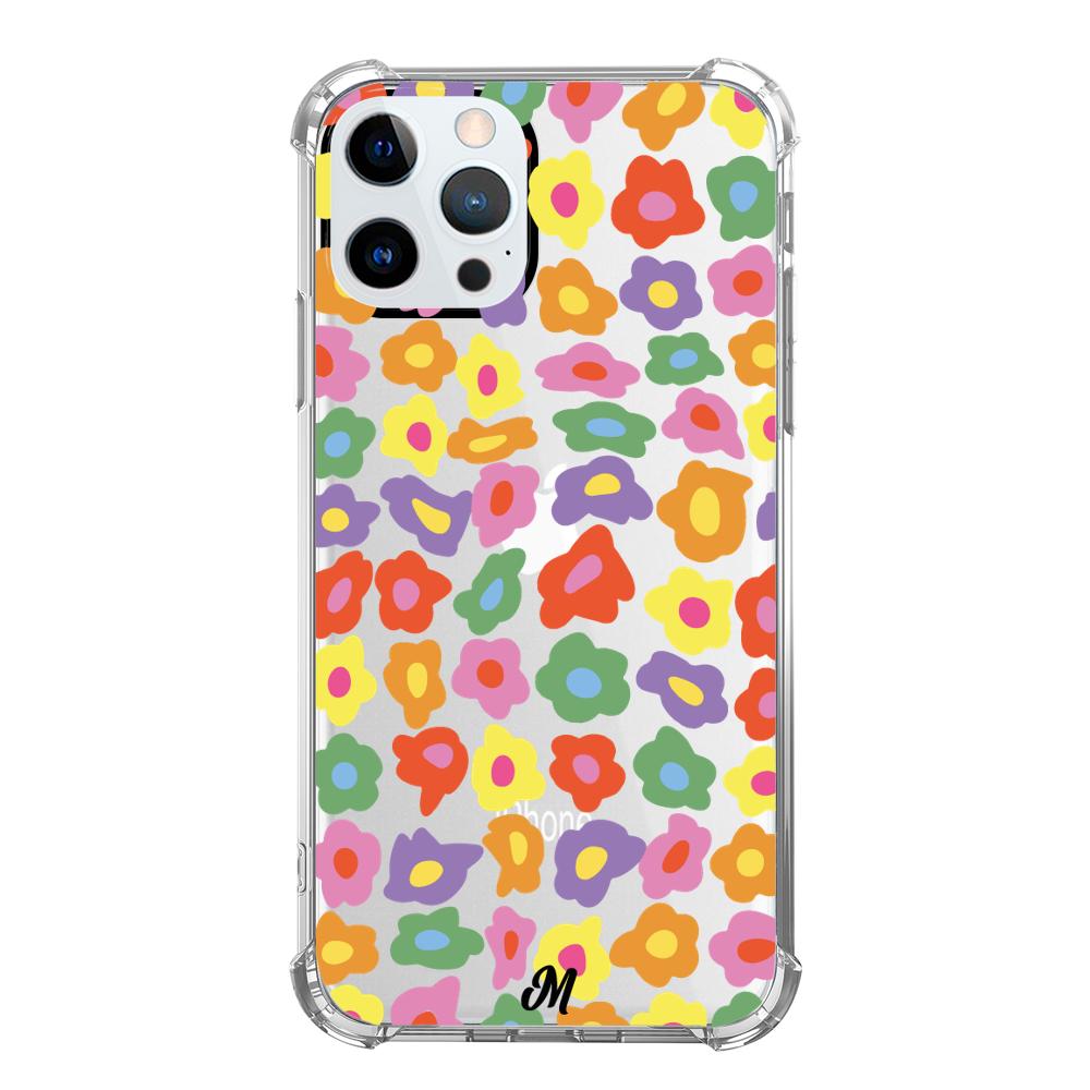 Case para iphone 12 pro max Flores Retro   - Mandala Cases