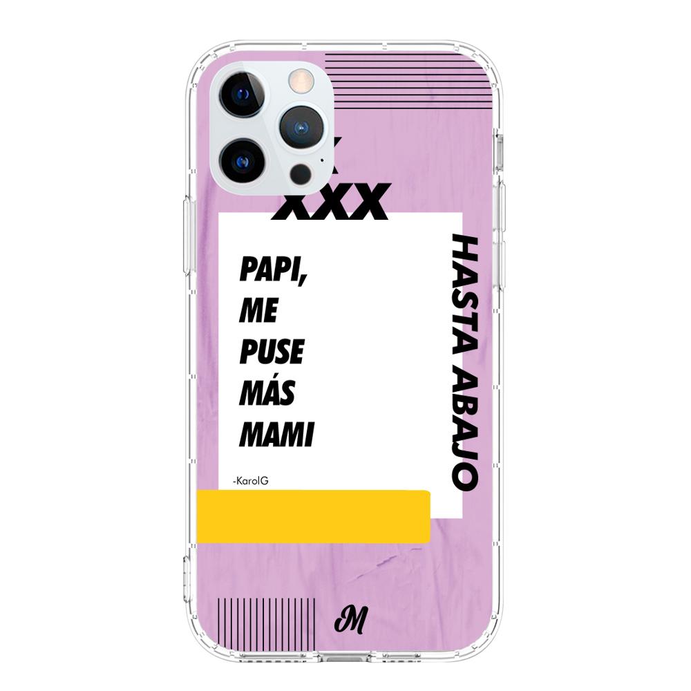 Case para iphone 12 pro max Me puse mas mami morado - Mandala Cases