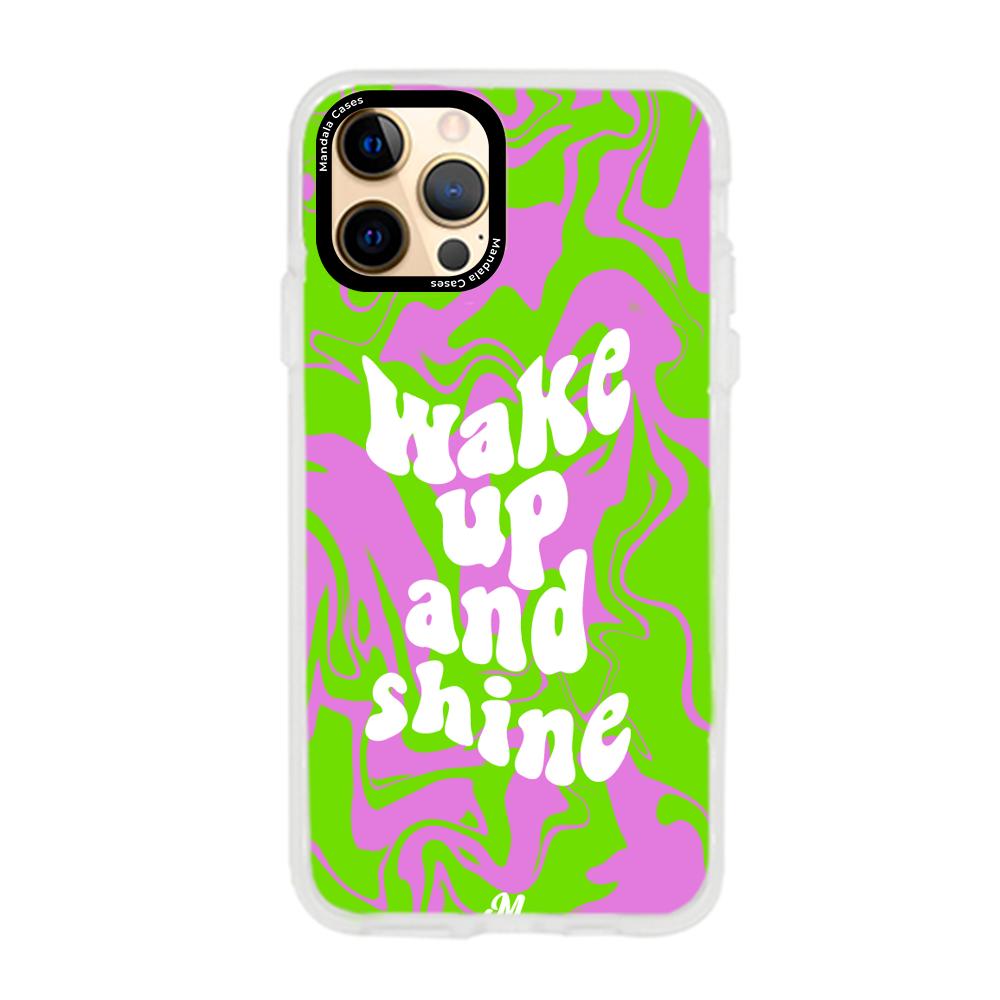 Case para iphone 12 pro max wake up and shine - Mandala Cases