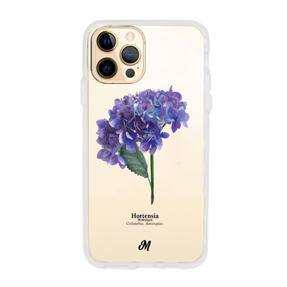 Case para iphone 12 pro max Hortensia lila - Mandala Cases