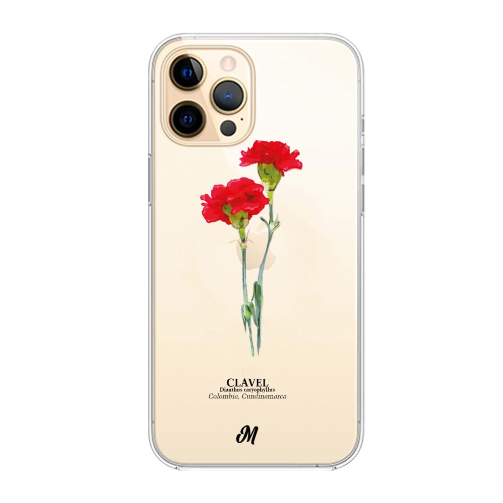 Case para iphone 12 pro max Claveles Rojos - Mandala Cases