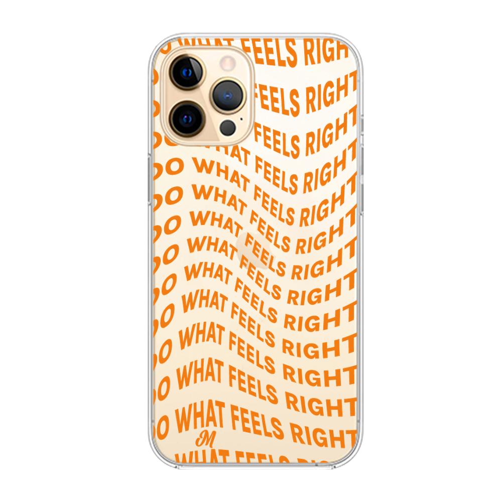 Case para iphone 12 pro max Do What Feels Right - Mandala Cases