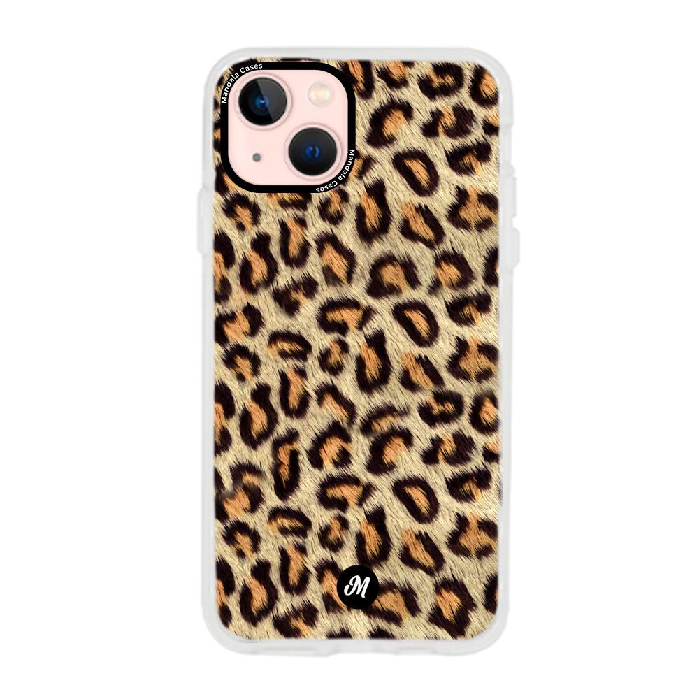 Funda Leopardo Peludo iPhone