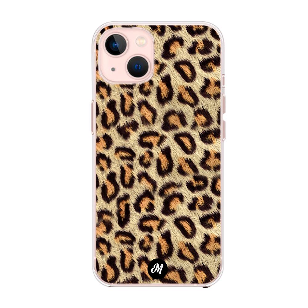 Funda Leopardo Peludo iPhone