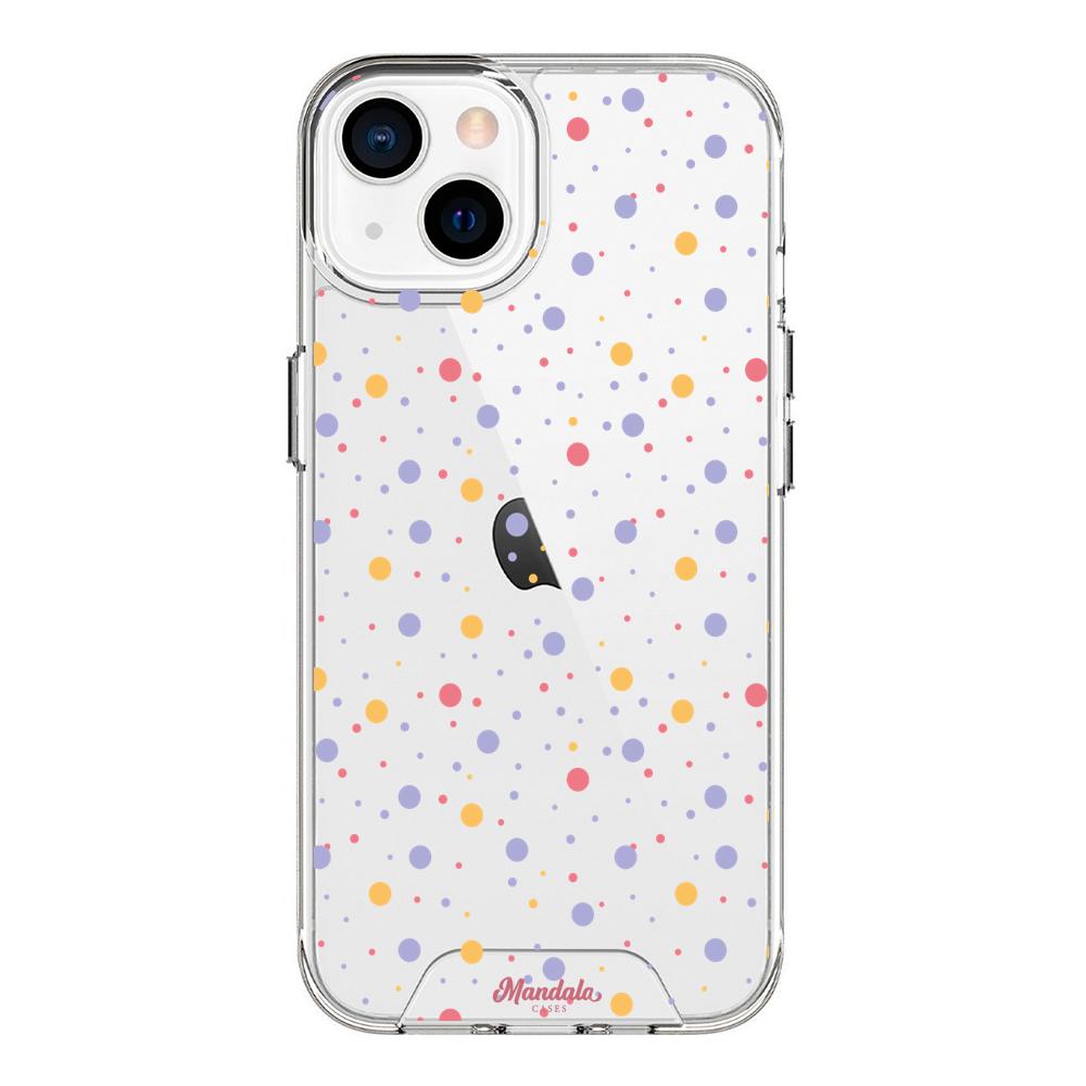 Case para iphone 13 Mini puntos de coloridos-  - Mandala Cases
