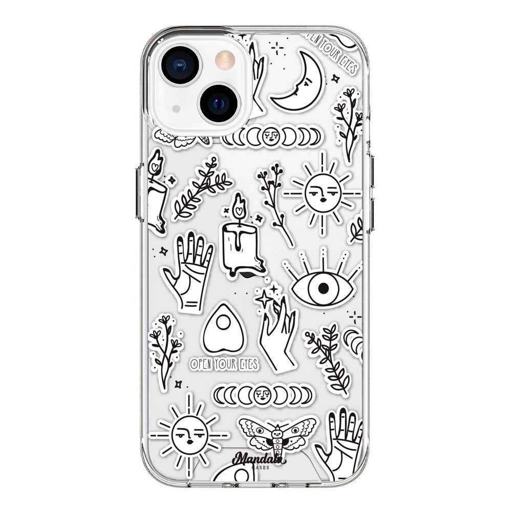 Case para iphone 13 Mini Funda de Magia Blanca  - Mandala Cases