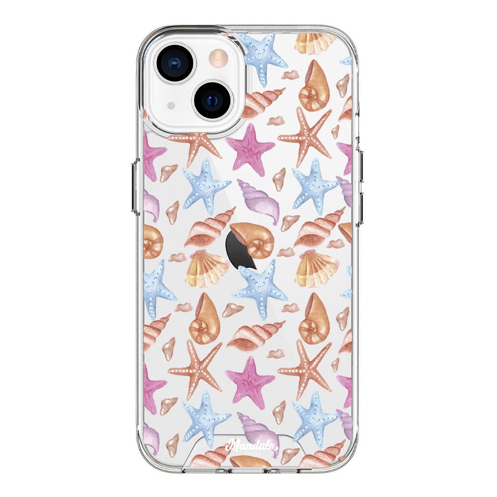Case para iphone 13 Mini Funda Estrellas de Mar  - Mandala Cases