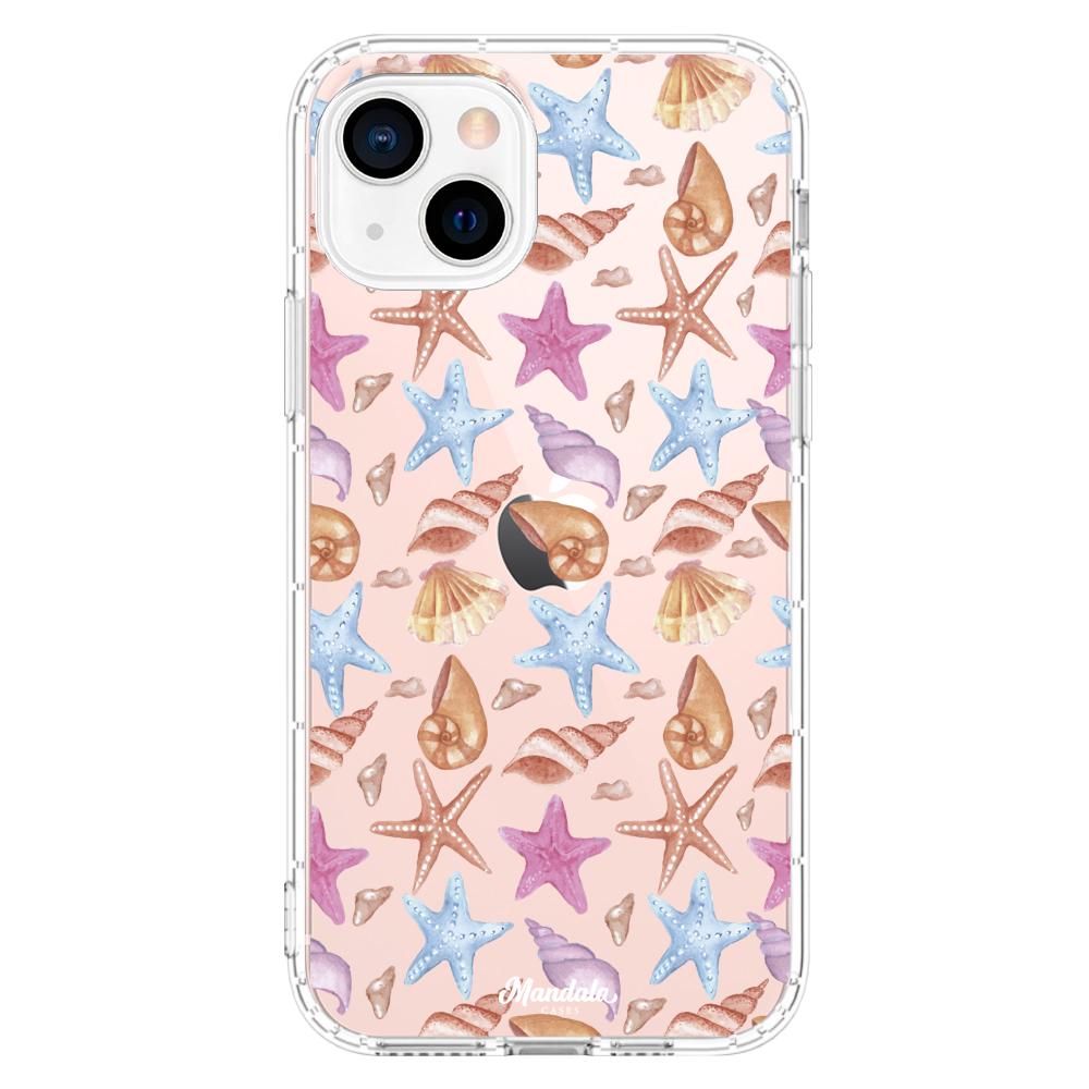 Case para iphone 13 Mini Funda Estrellas de Mar  - Mandala Cases