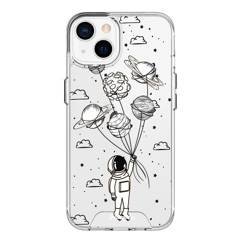 Case para iphone 13 Mini Funda Astronauta con Planetas - Mandala Cases