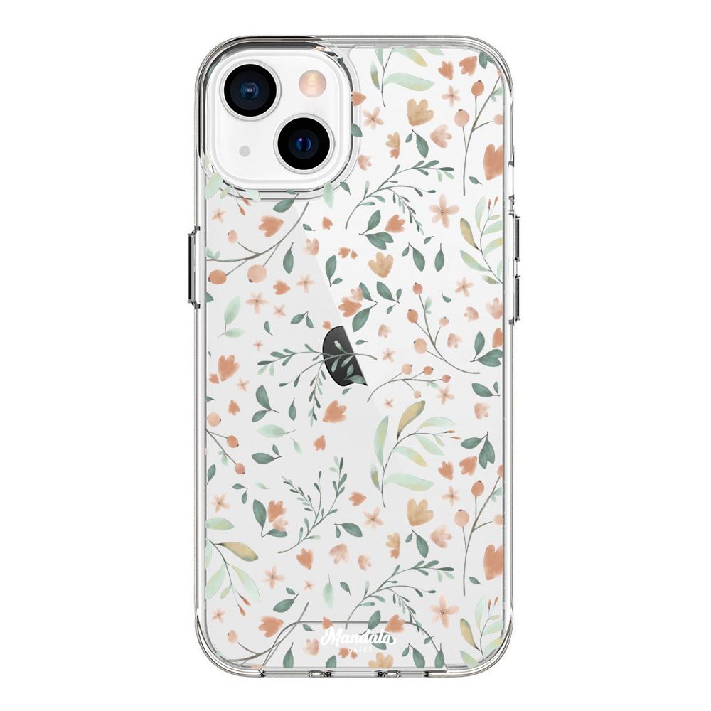 Case para iphone 13 Mini Funda Flores Delicadas - Mandala Cases