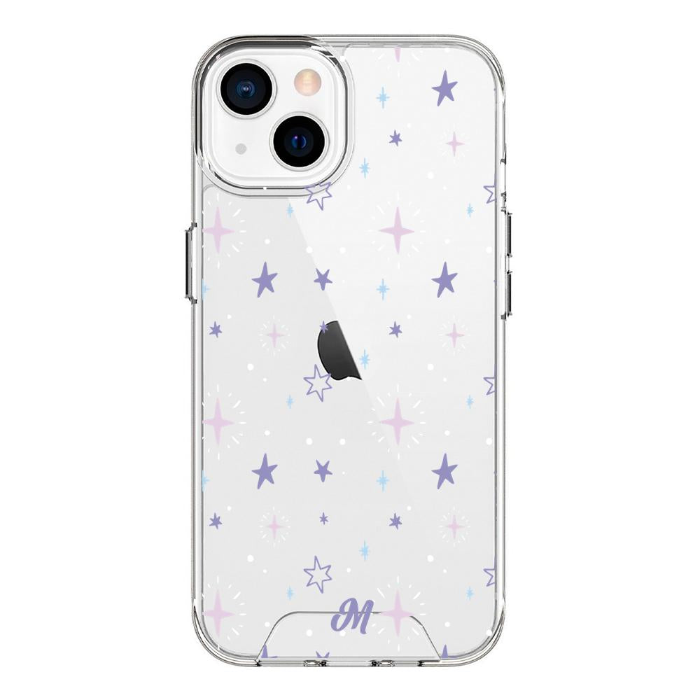 Case para iphone 13 Mini Funda Estrellas Moradas - Mandala Cases