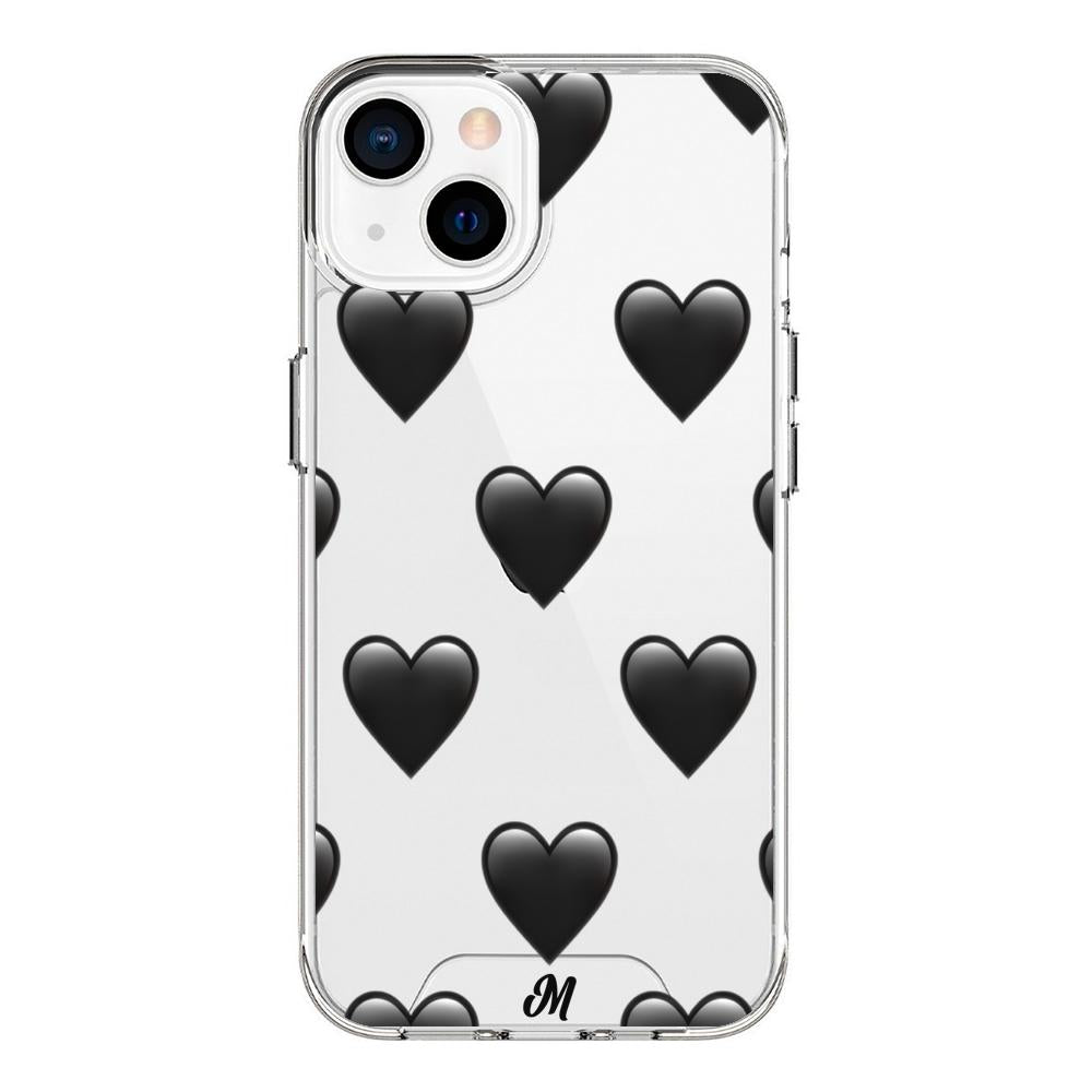 Case para iphone 13 Mini de Corazón Negro - Mandala Cases