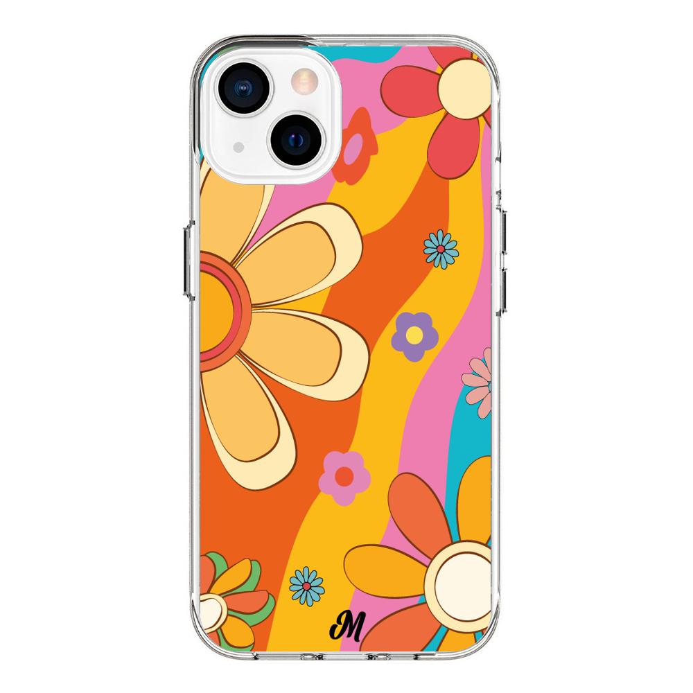 Case para iphone 13 Mini Hippie Flowers - Mandala Cases