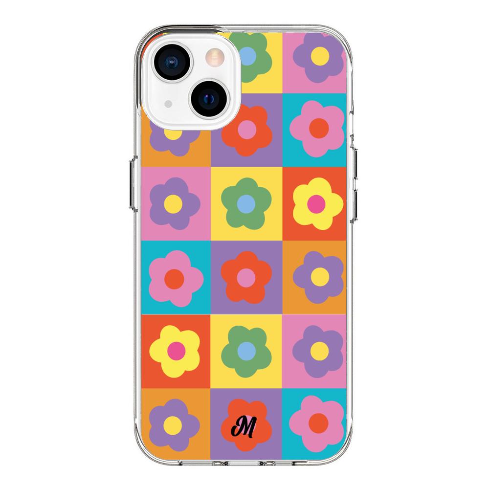 Case para iphone 13 Mini Colors and Flowers - Mandala Cases