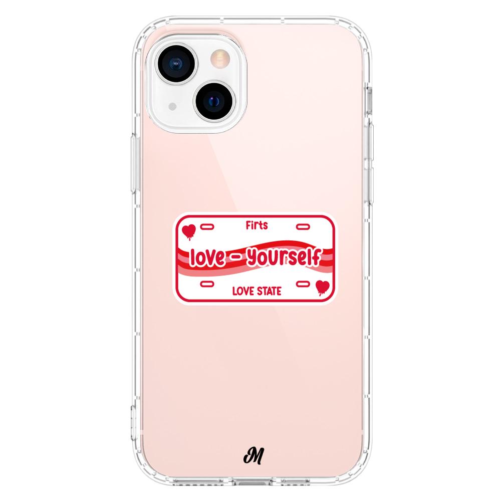 Case para iphone 13 Mini Love Yourself First - Mandala Cases