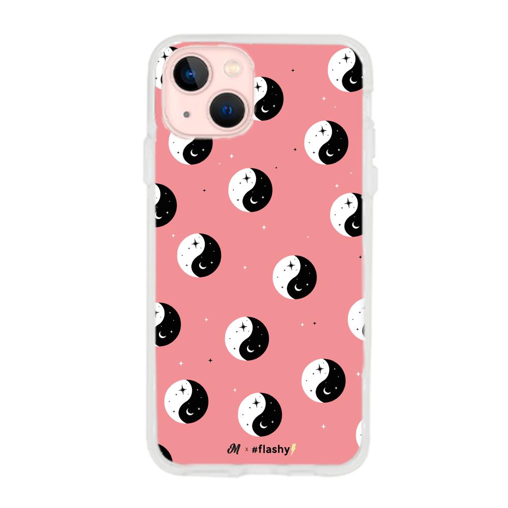 Case para iphone 13 Mini PINK YING YANG  - Mandala Cases