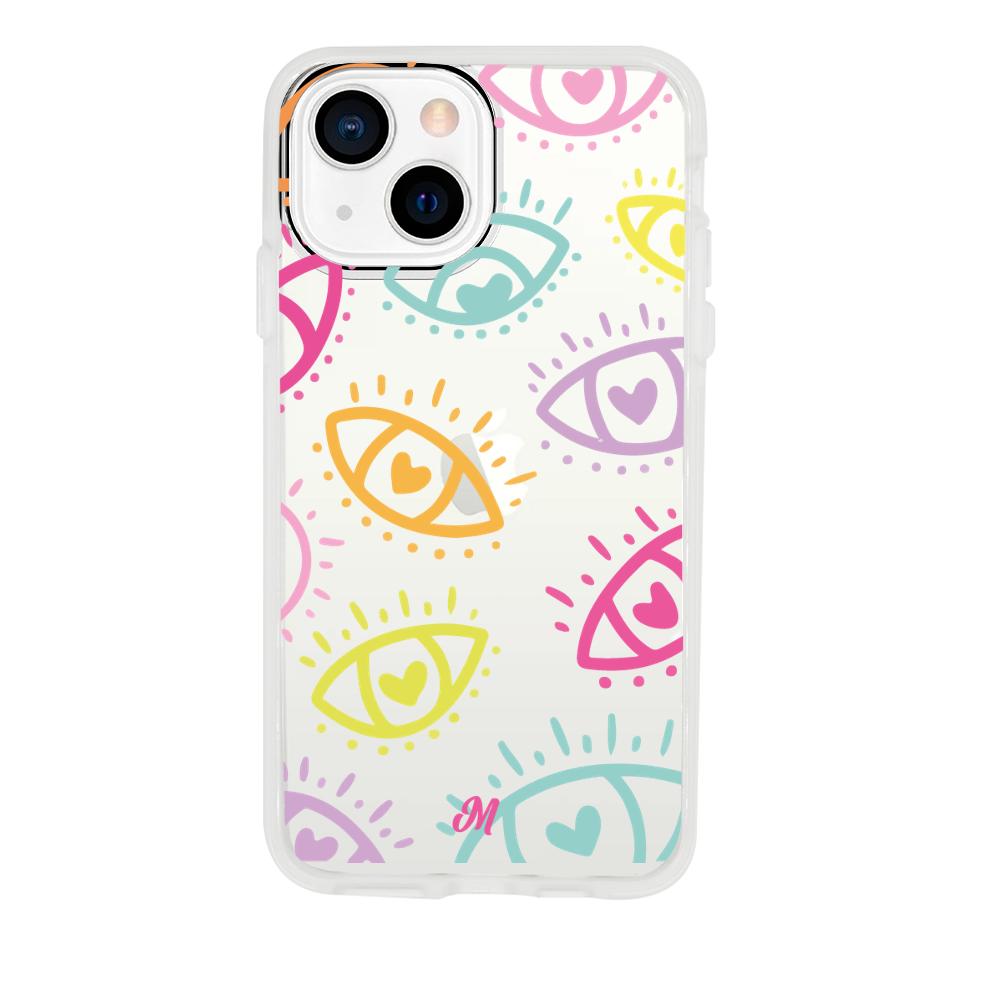 Case para iphone 13 Mini Eyes In Love-  - Mandala Cases