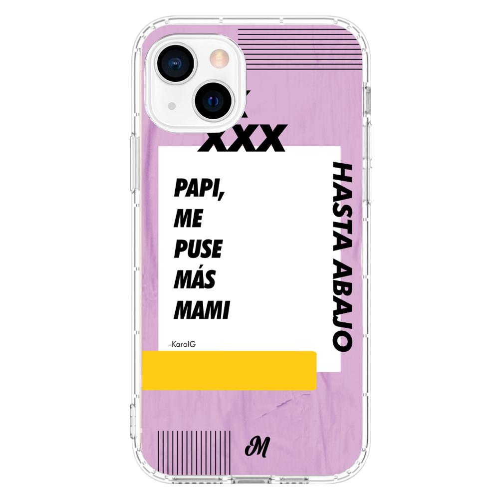 Case para iphone 13 Mini Me puse mas mami morado - Mandala Cases
