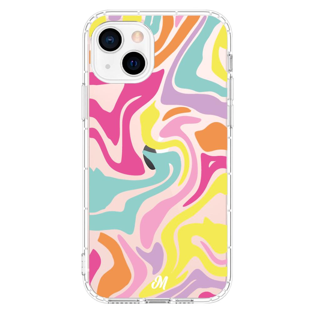 Case para iphone 13 Mini Color lines - Mandala Cases