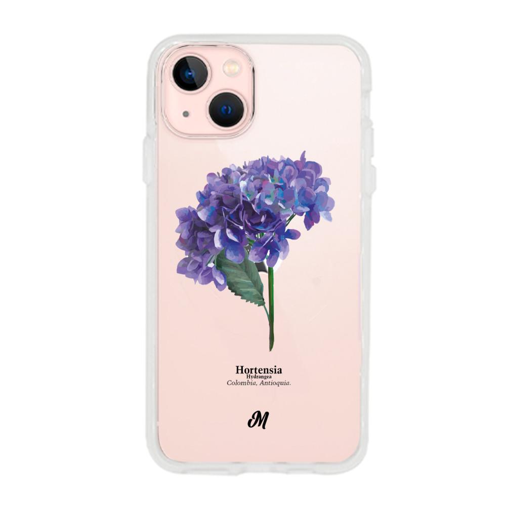 Case para iphone 13 Mini Hortensia lila - Mandala Cases