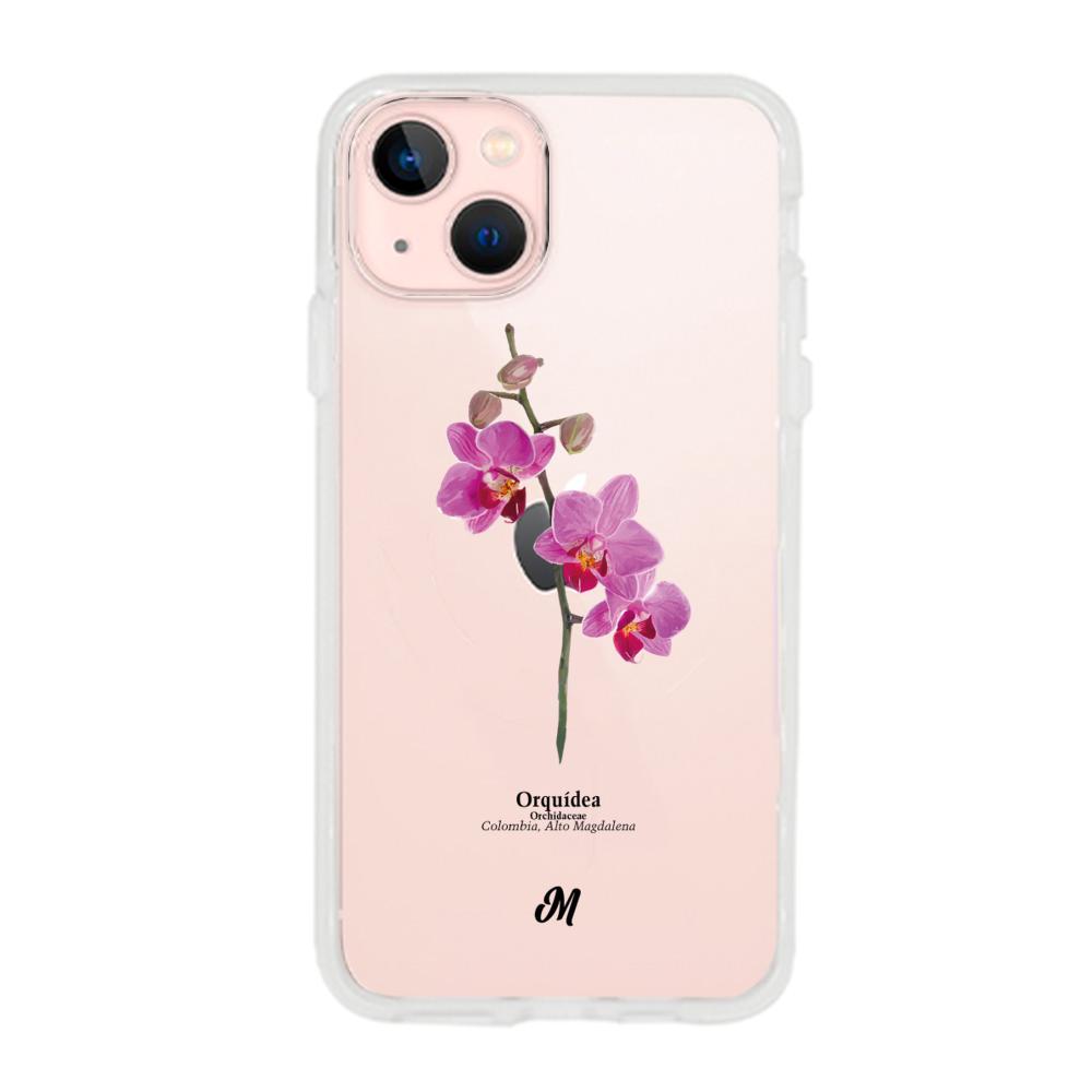Case para iphone 13 Mini Ramo de Orquídea - Mandala Cases