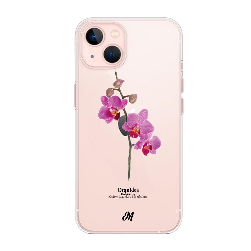 Case para iphone 13 Mini Ramo de Orquídea - Mandala Cases