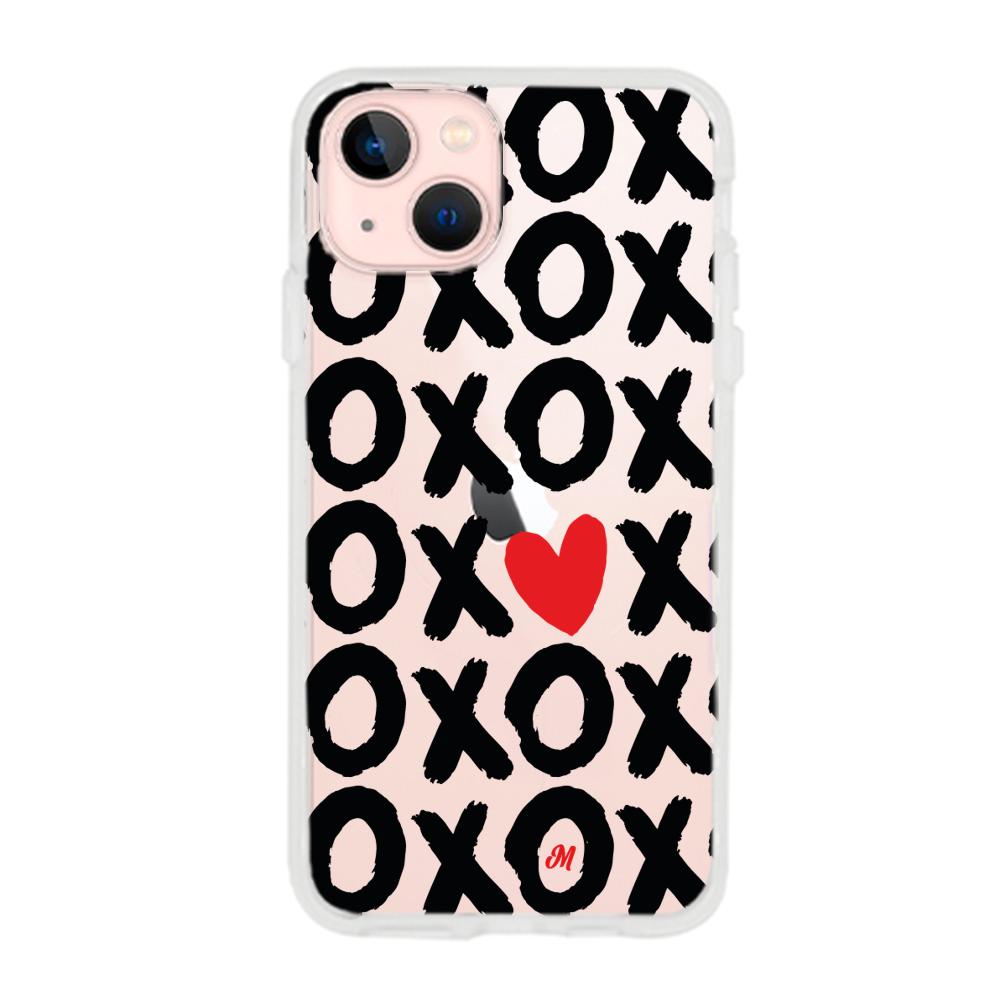 Case para iphone 13 Mini OXOX Besos y Abrazos - Mandala Cases