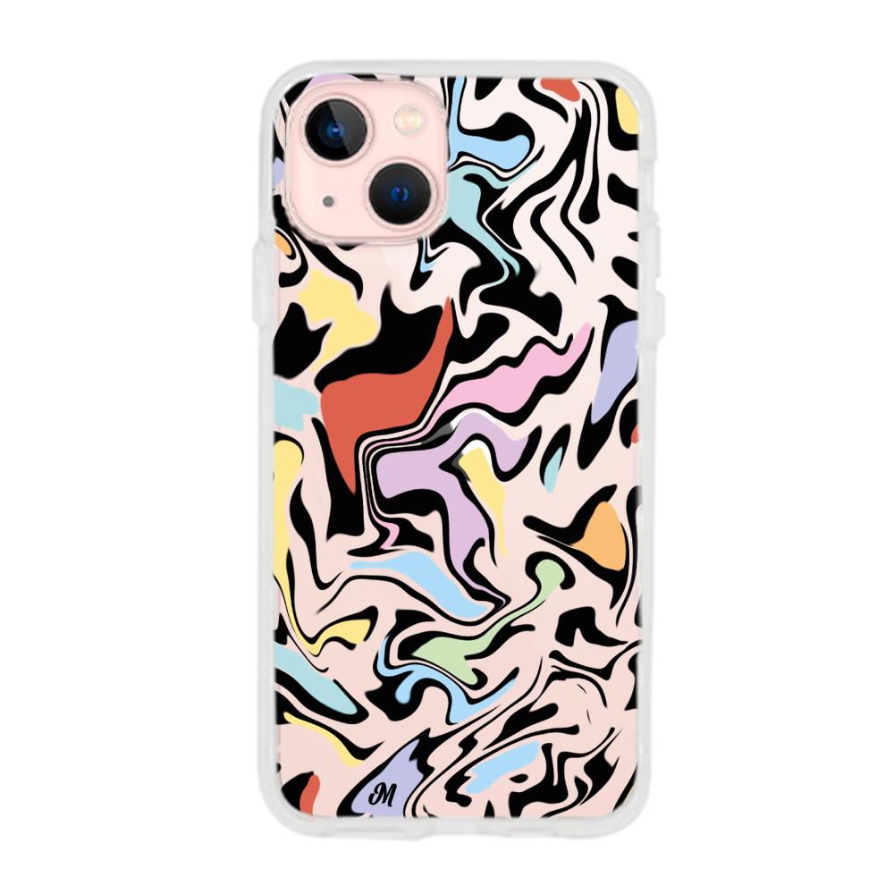 Case para iphone 13 Mini Lineas coloridas - Mandala Cases
