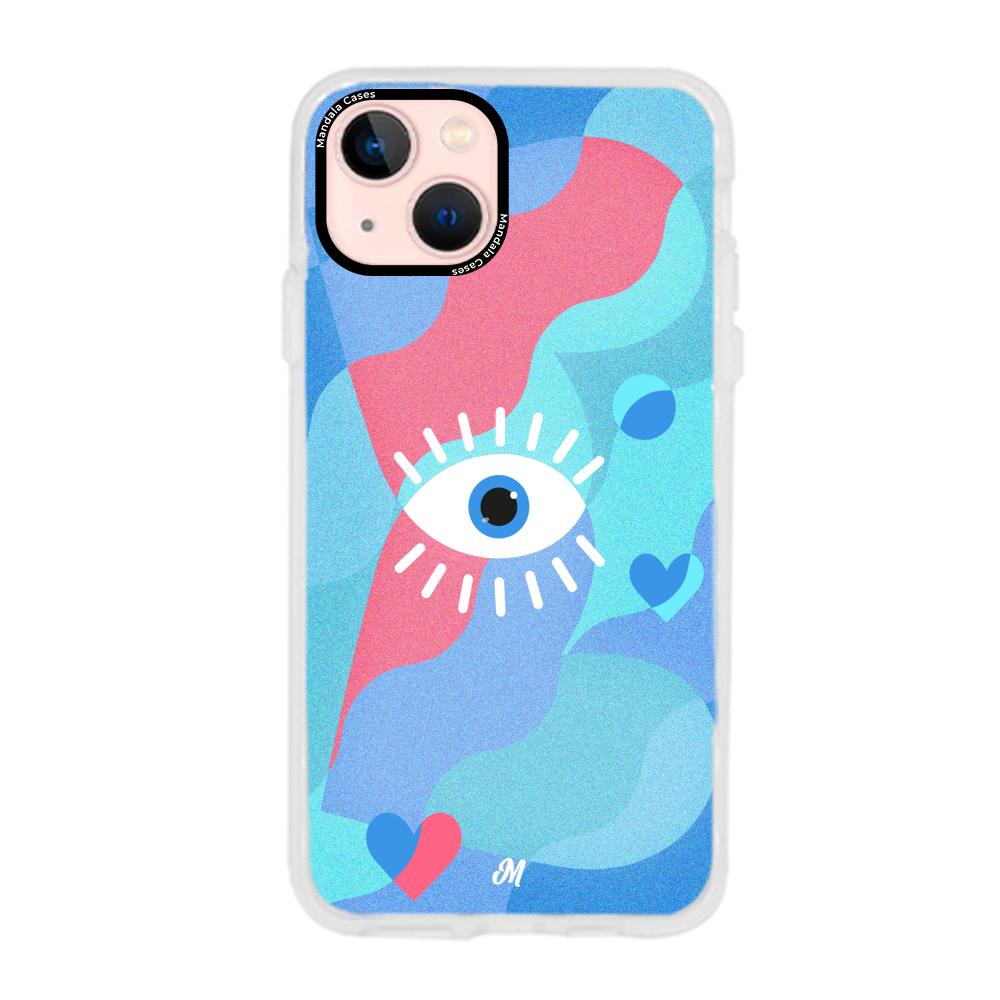 Case para iphone 13 Mini Amor azul - Mandala Cases