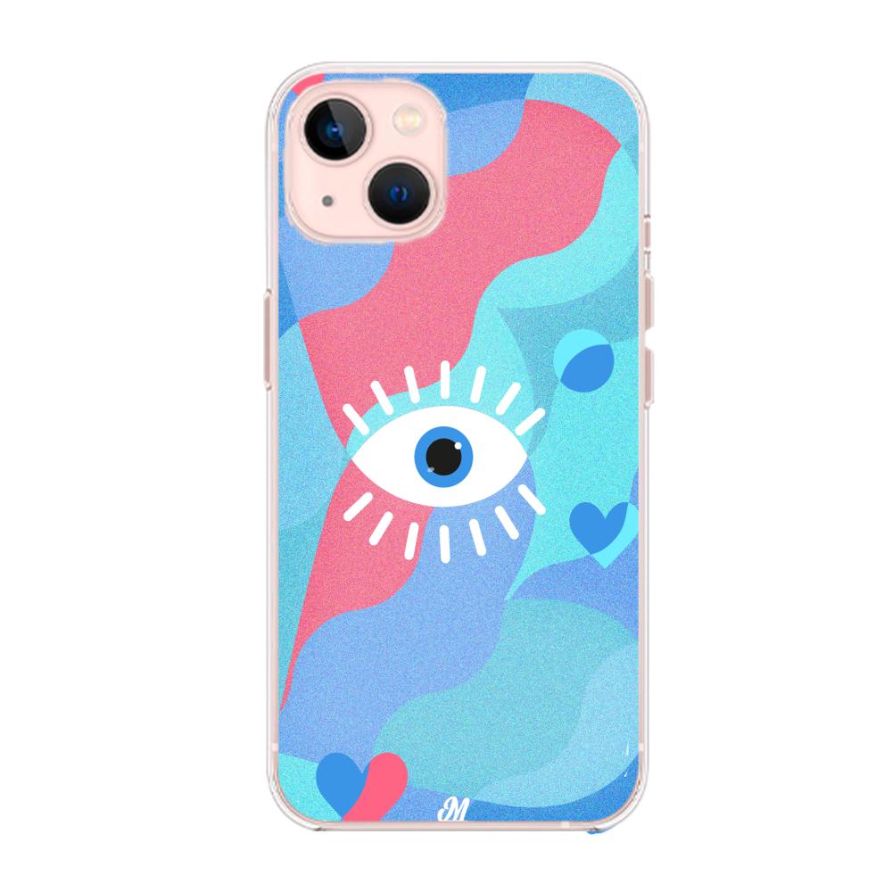 Case para iphone 13 Mini Amor azul - Mandala Cases