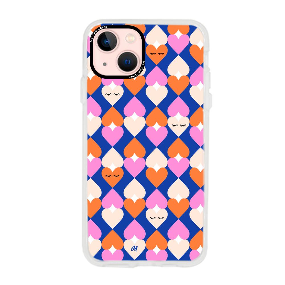 Case para iphone 13 Mini poker hearts - Mandala Cases